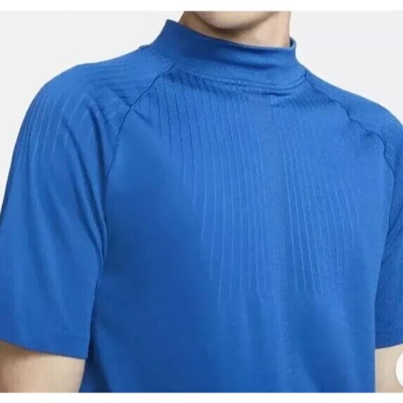 Nike Men Matthew Williams MMW NRG Mock Neck Top Blue Size Large DD9436-409 Shirt - Picture 8 of 10